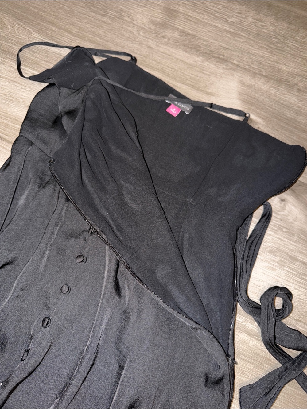 🇺🇸Firm Price🇺🇸Vince Camuto Stain Daytime V neck Midi dress - Picture 10 of 15